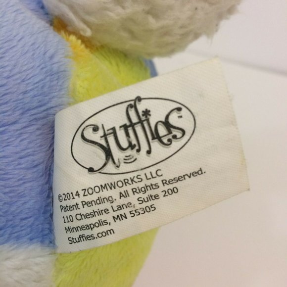 Stuffies Easter Bunny Rabbit Plush Stuffed Animal 19" Long Colorful Pastel Toy - Picture 8 of 12